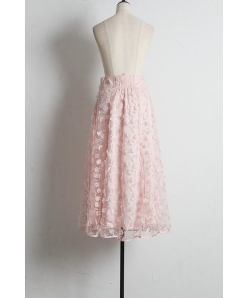tocco closet（トッコ クローゼット） スカート 立体フラワーモチーフ
