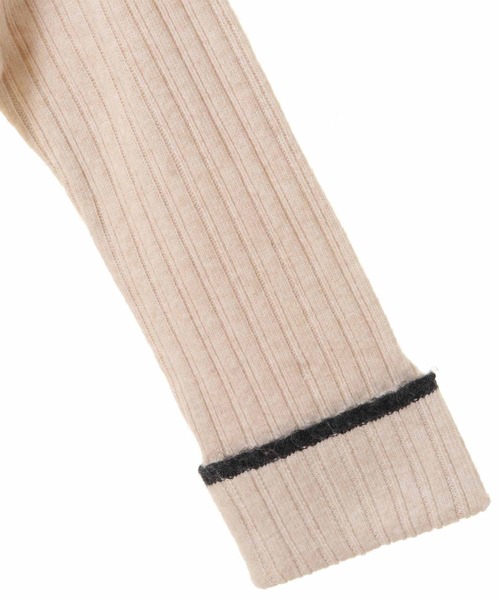 「31 Sons de mode」 ニットワンピース 36 チャコールグレー レディース_画像5