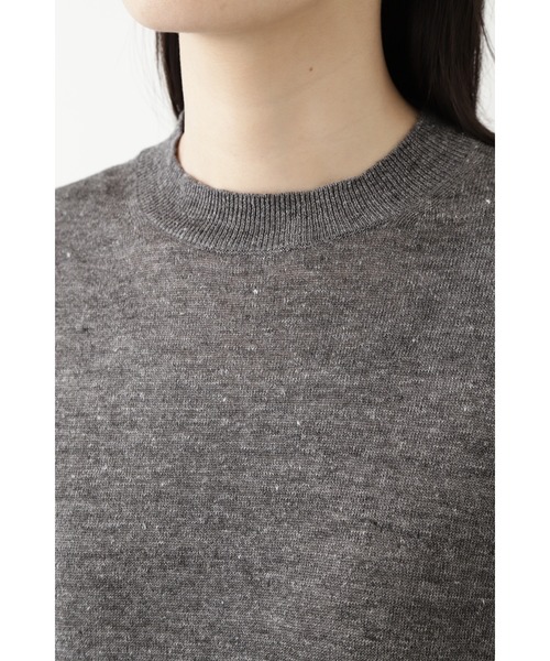 「human woman」 半袖ニット MEDIUM グレー系その他 レディース_画像2