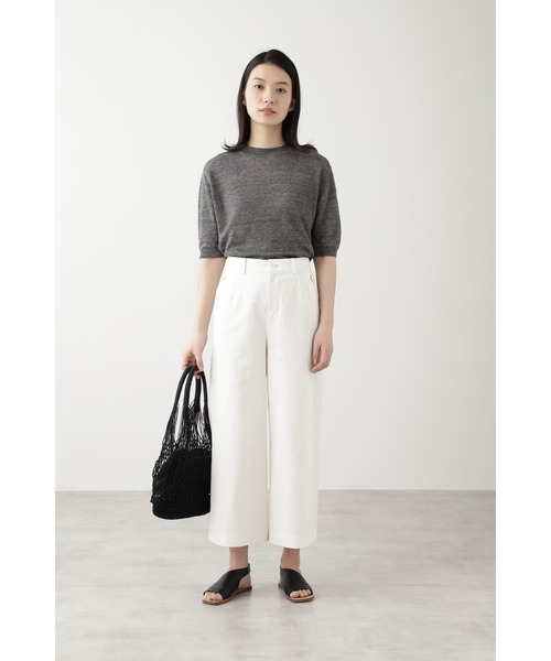 「human woman」 半袖ニット MEDIUM グレー系その他 レディース_画像3