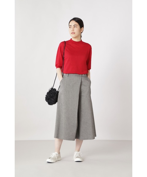 「human woman」 半袖ニット MEDIUM グレー系その他 レディース_画像4