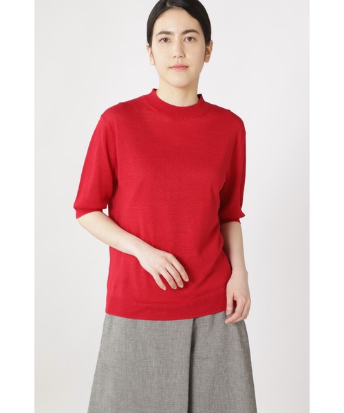 「human woman」 半袖ニット MEDIUM グレー系その他 レディース_画像6