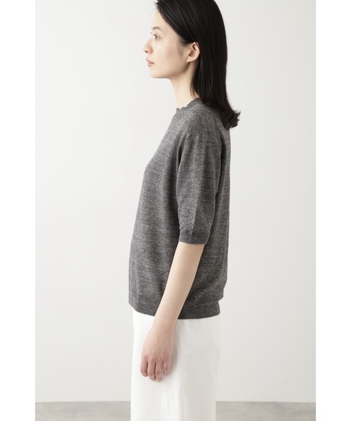 「human woman」 半袖ニット MEDIUM グレー系その他 レディース_画像7
