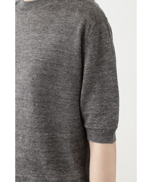「human woman」 半袖ニット MEDIUM グレー系その他 レディース_画像9