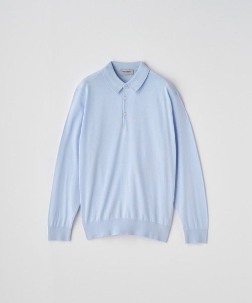 JOHN SMEDLEY（ジョンスメドレー） ポロシャツ コットン 長袖ニット