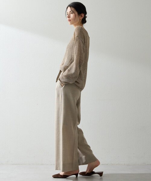 Whim Gazette ボートメッシュニットプルオーバー Whim Gazette｜ボートメッシュニットプルオーバー | Rakuten Fashion