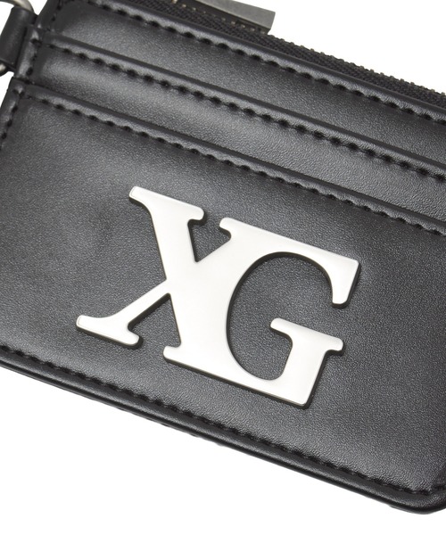X-girl（エックスガール） カードケース XG EMBLEM CLASP CARD CASE