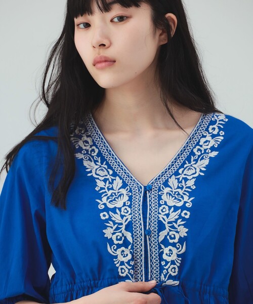 BEAMS HEART（ビームス ハート） チュニック INDIA 刺繍チュニック