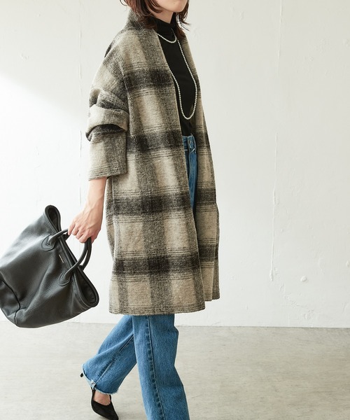 「COLLAGE GALLARDAGALANTE」 カーディガン FREE ベージュ レディース_画像2