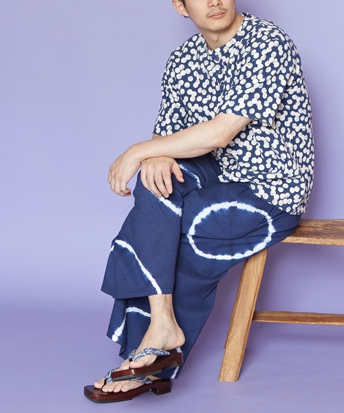 「カヤ」 パンツ FREE ダークネイビー メンズ_画像9