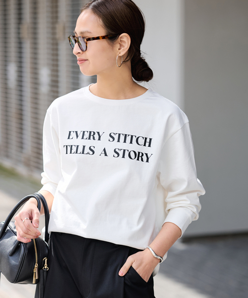 FRAMeWORK（フレームワーク） tシャツ カラーロゴロンT レディース