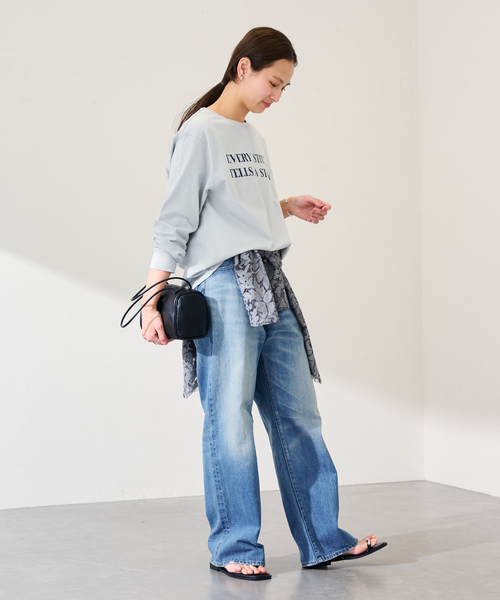 FRAMeWORK（フレームワーク） tシャツ カラーロゴロンT レディース