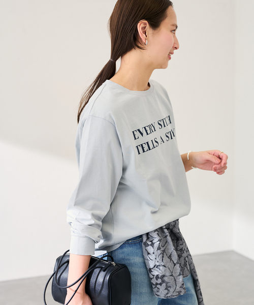 FRAMeWORK 2020ss ロゴT FRAMeWORK（フレームワーク） tシャツ カラーロゴロンT レディース