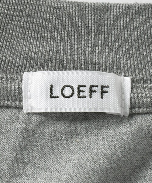 【WHITE】<LOEFF>スビンコットン ビッグ Tシャツ LOEFF＞スビンコットン ビッグ Tシャツ