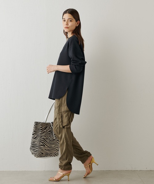 「Whim Gazette」 長袖ブラウス 36 ベージュ レディース_画像5