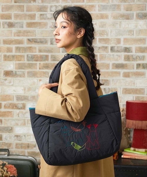 「Jocomomola」 トートバッグ 40 ブラック レディース