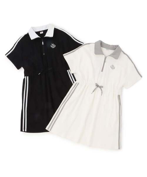ワンピース 「人気商品再入荷」「直営店で取り扱い無し」サイドラインワンピース キッズ 子供服 女の子の画像