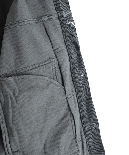 ブルゾン アウター is-ness / イズネス：CORDUROY TRUCKER JACKET：1006AWJK02-25AW「NOA」 メンズの画像