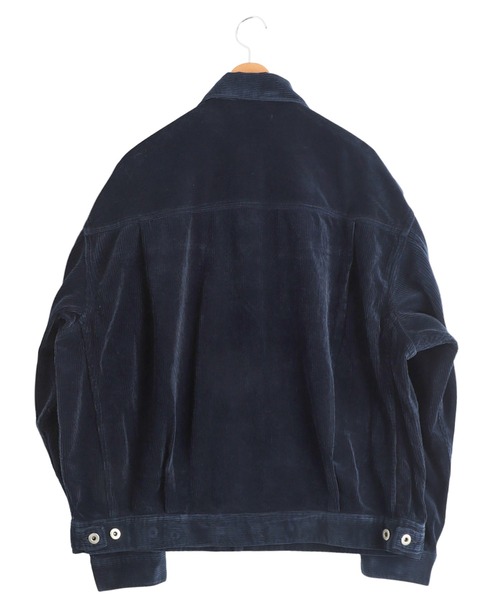 ブルゾン アウター is-ness / イズネス：CORDUROY TRUCKER JACKET：1006AWJK02-25AW「NOA」 メンズの画像