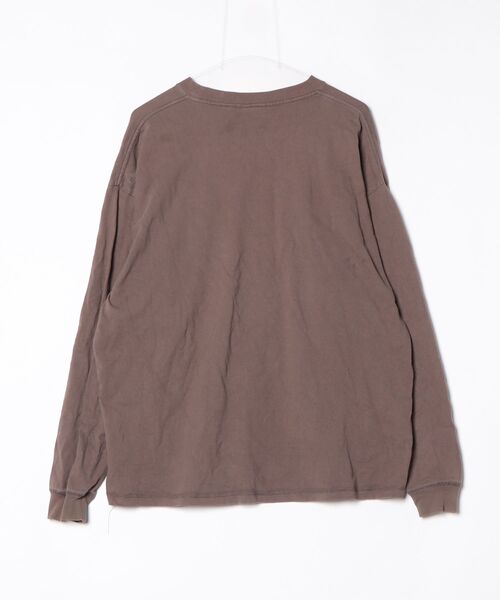 「Goodwear」 長袖Tシャツ S カーキブラウン メンズ_画像2
