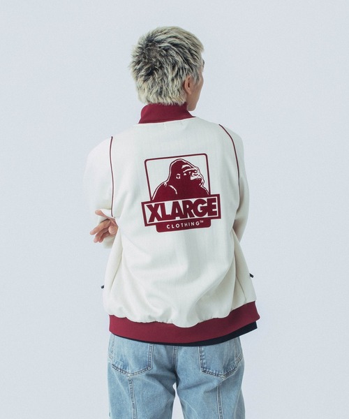 「XLARGE」 ジャージブルゾン X-LARGE ブラック メンズ_画像4