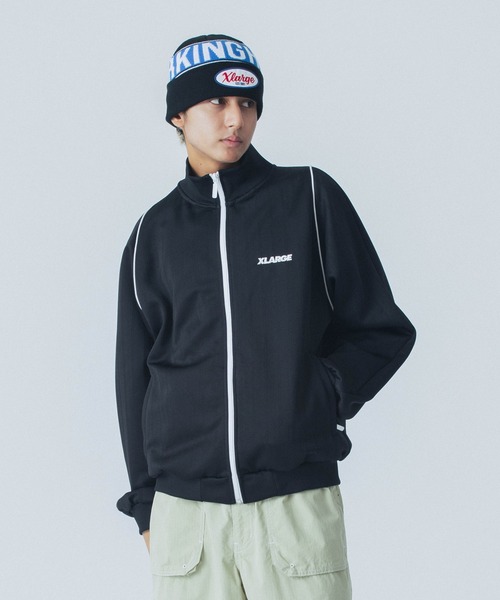「XLARGE」 ジャージブルゾン X-LARGE ブラック メンズ_画像7