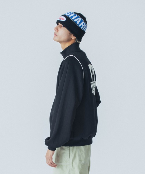 「XLARGE」 ジャージブルゾン X-LARGE ブラック メンズ_画像8