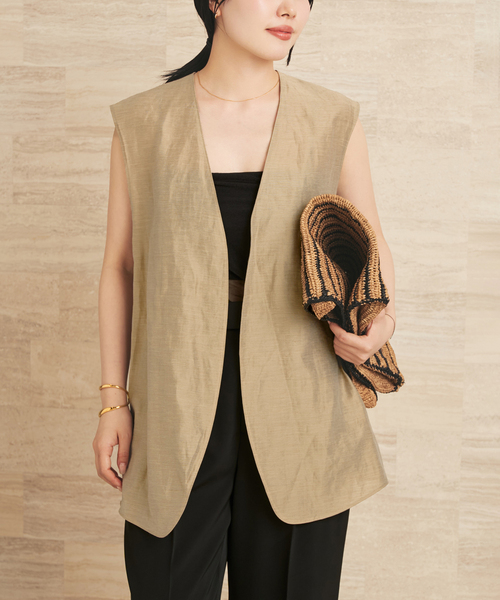 plage（プラージュ） ベスト ジレ Sheer ジレ レディース : ZOZOTOWN