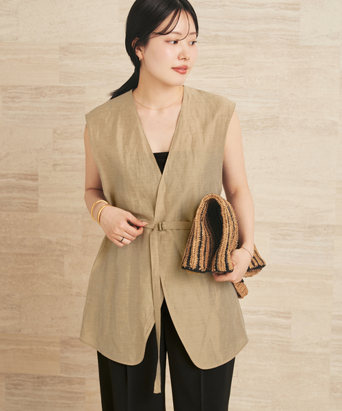 plage（プラージュ） ベスト ジレ Sheer ジレ レディース : ZOZOTOWN