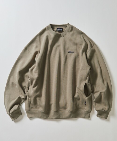 「FREAK'S STORE」 「THOUSAND MILE」スウェットカットソー SMALL グレイッシュベージュ メンズ_画像8