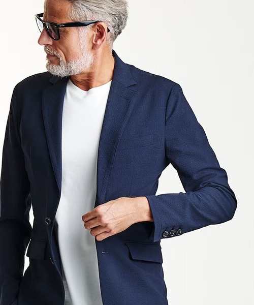 ジャケット テーラードジャケット SWING EASY JACKET (CENTER VENT) メンズの画像