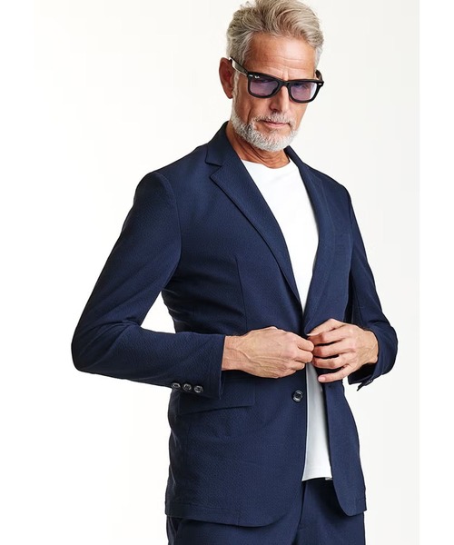 ジャケット テーラードジャケット SWING EASY JACKET (CENTER VENT) メンズの画像