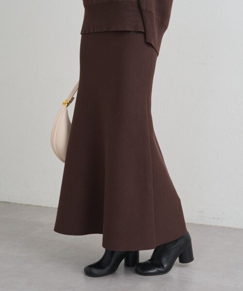 「LOUNGEDRESS」 ニットスカート FREE ブラック レディース_画像2