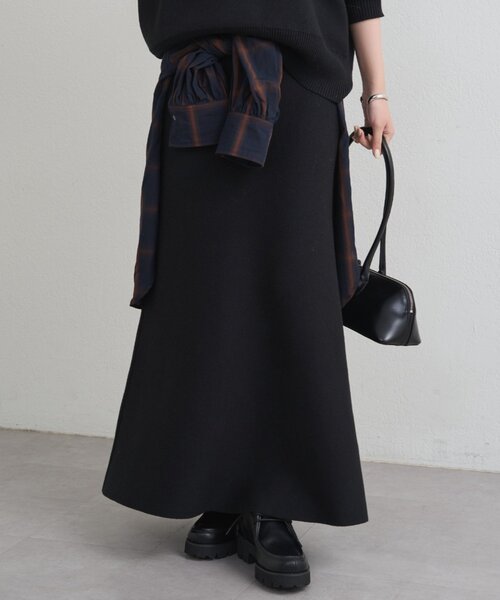 「LOUNGEDRESS」 ニットスカート FREE ブラック レディース_画像7