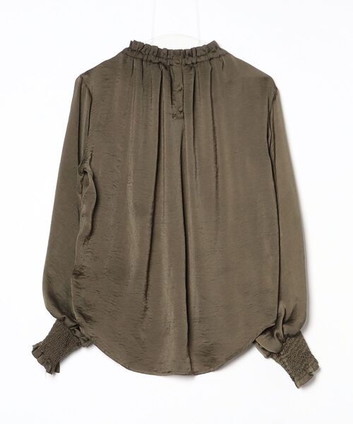 「COTORICA」 長袖ブラウス MEDIUM グリーン レディース_画像2