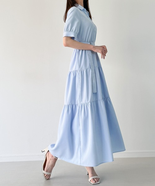 「junoah」 シャツワンピース MEDIUM ホワイト レディース_画像7