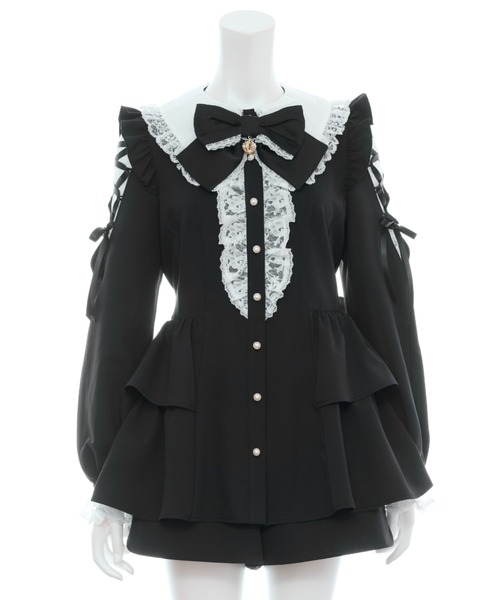 「Secret Honey」 セットアップ MEDIUM ブラック レディース_画像3