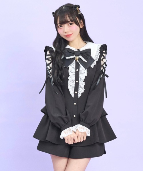 「Secret Honey」 セットアップ MEDIUM ブラック レディース_画像5