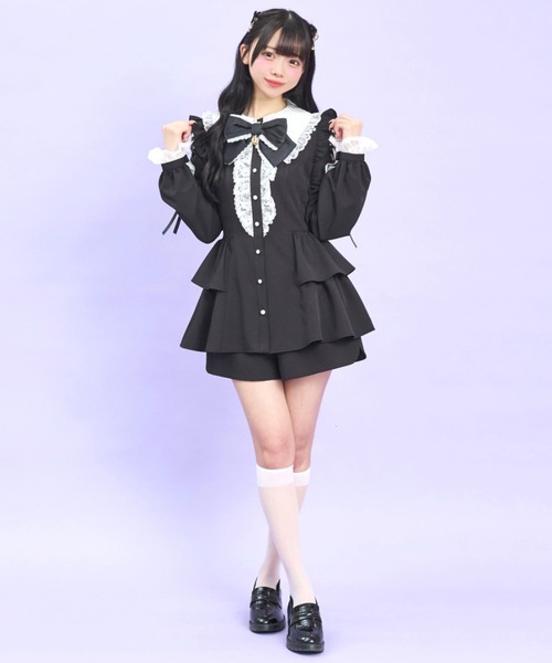 「Secret Honey」 セットアップ MEDIUM ブラック レディース_画像6