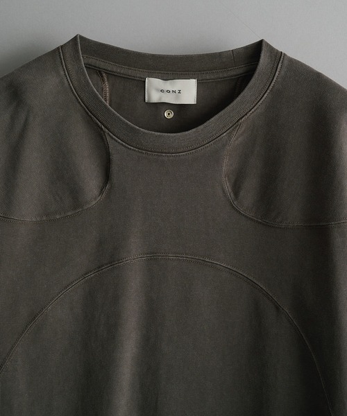 CONZ tシャツ panel short sleeve tee/カットソー/Tシャツ/NVRFRGT