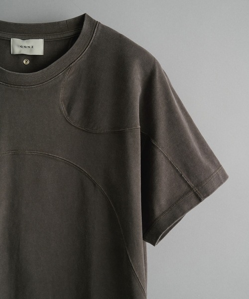 CONZ tシャツ panel short sleeve tee/カットソー/Tシャツ/NVRFRGT