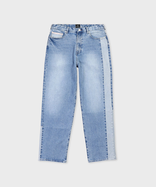 PS Paul Smith ワイドパンツ ジーンズ ミックスアップ ルーズフィット 