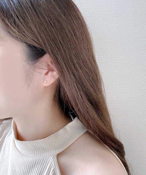 ESTELLE ピアス K18 イエローゴールド ダイヤモンド ESTELLE