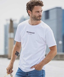 【WMNS: Lサイズ】1PIU1UGUALE3 シャツ　ロゴ 1PIU1UGUALE3 RELAX tシャツ RELAX(ウノピゥウノウグァーレトレ