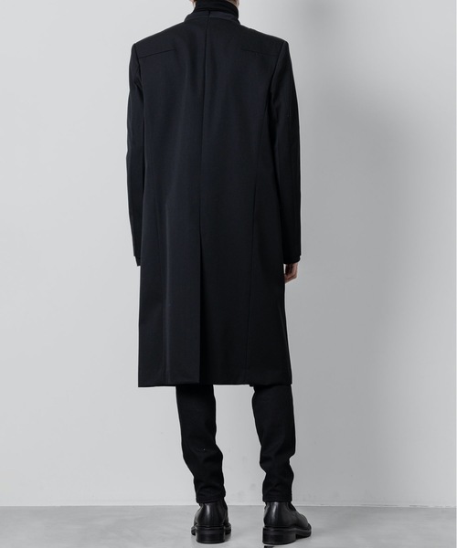 ATO ノーカラージャケット ATO ジャケット ノーカラージャケット round neck coat メンズ