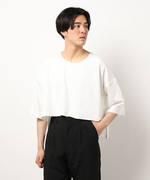 今年人気のブランド品や Tシャツ Tシャツ ショート丈ハーフリーブワイドシルエットtee Tシャツ カットソー メンズファッション ファッション 12 078 Help Lumosdesign Vn