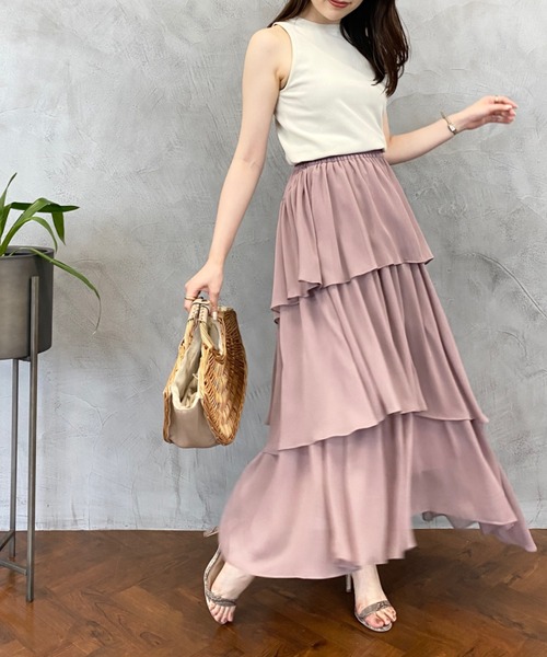 超歓迎得価 スカート ランダムヘムティアードスカート ZOZOTOWN PayPayモール店 - 通販 - PayPayモール お得
