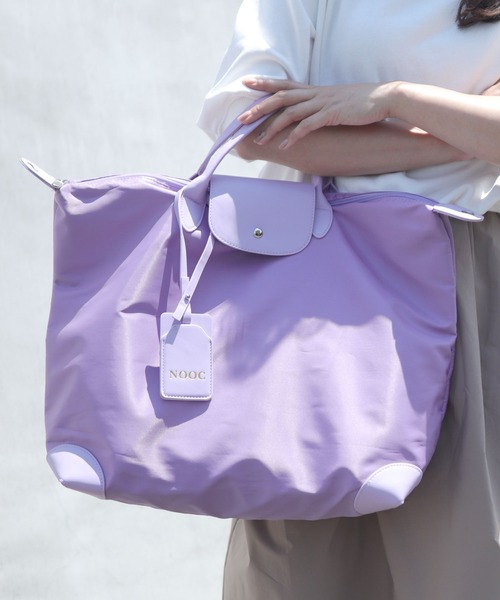 florist ボストンバッグ 「2WAY」大容量配色レザービッグサイズ  