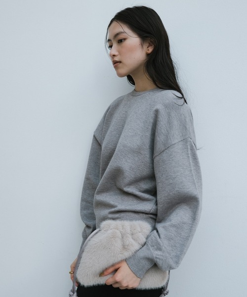 andme（アンドミー） ニット セーター 「新色追加」クルーネック無地