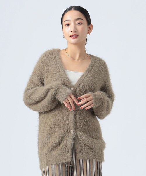 BEAMS HEART（ビームス ハート） カーディガン フェザーヤーン